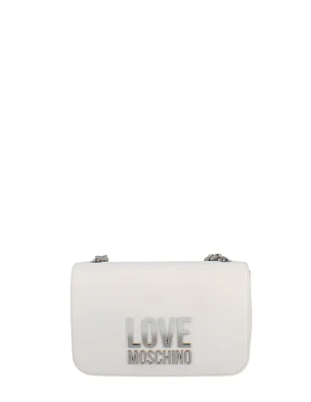 Love Moshino cross-body bag, white