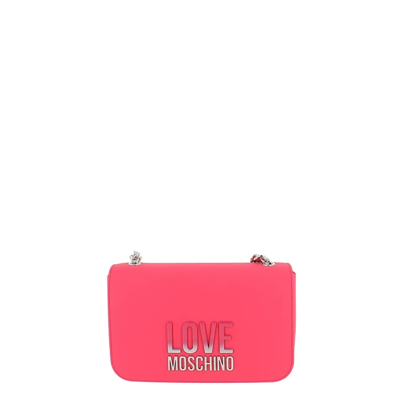 Borsa donna a tracolla Moschino, fucsia