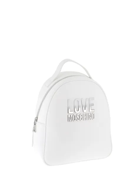 Zainetto medio Love Moschino, bianco