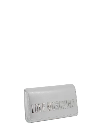 Love Moschino clutch bag with metal...