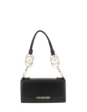 Love Moschino Jewel kleine Umhängetasche mit zwei Fächern, schwarz