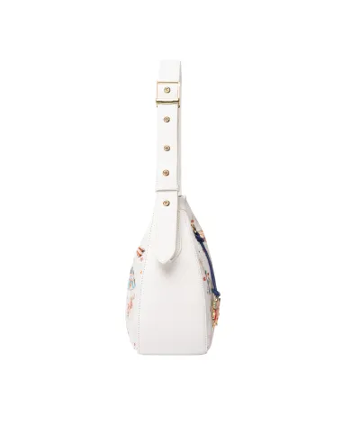 Piero Guidi Rosetta hobo bag, white