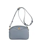 Piero Guidi leather cross-body bag, light blue