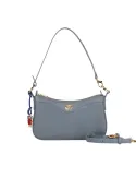 Borsa a spalla in pelle Piero Guidi, carta da zucchero