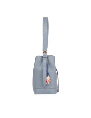 Piero Guidi leather bucket bag, light...