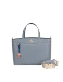 Piero Guidi leather handbag, light blue