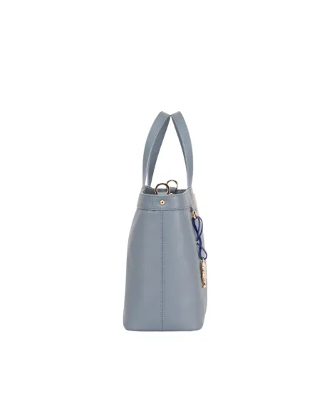 Piero Guidi leather handbag, light blue