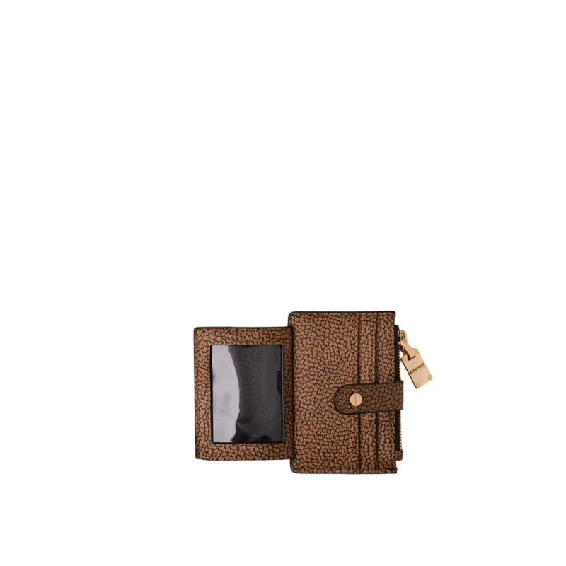 Borbonese coin and credit card holder, op natural 2