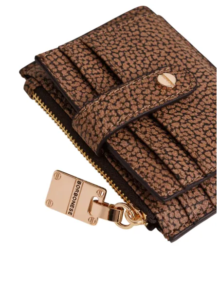 Borbonese coin and credit card holder, op natural