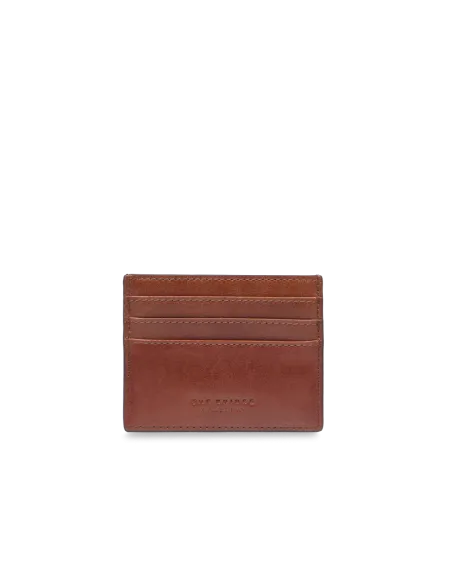The Brige Giulio slim credit card holder, brown