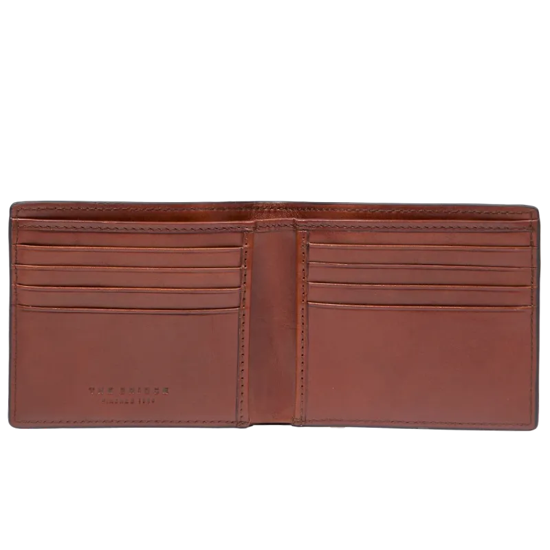 The Brige Giulio men's leather wallet, brown