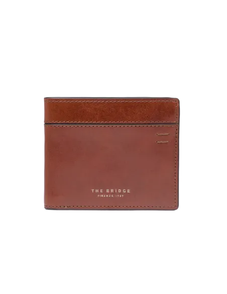 The Brige Giulio men's leather wallet, brown