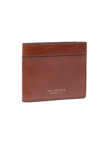 Herren-Geldbörse aus Leder The Brige Giulio, braun