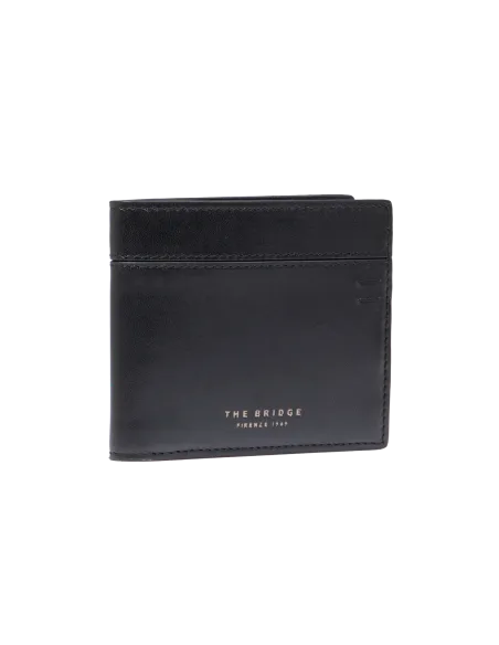 Portafogli The Bridge Giulio, nero