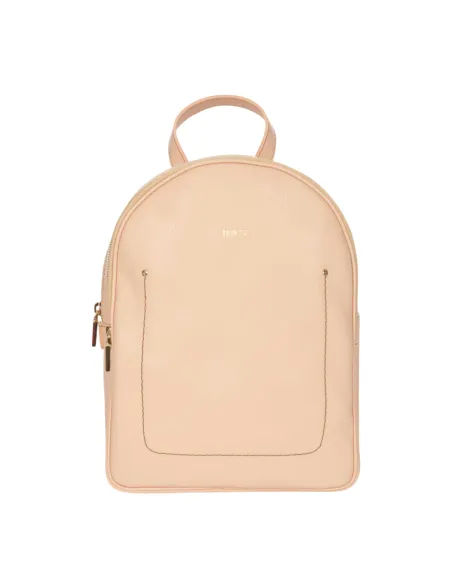 Brics Genziana women's leather backpack, peony