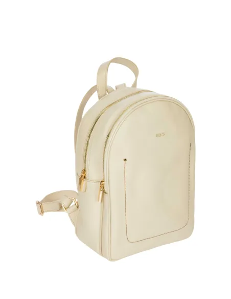 Zaino donna in pelle Brics Genziana, crema