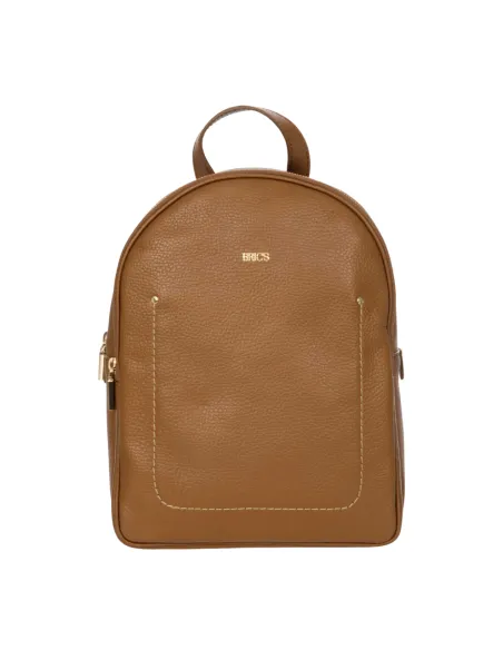 Brics Genziana Damen-Rucksack aus Leder, braun