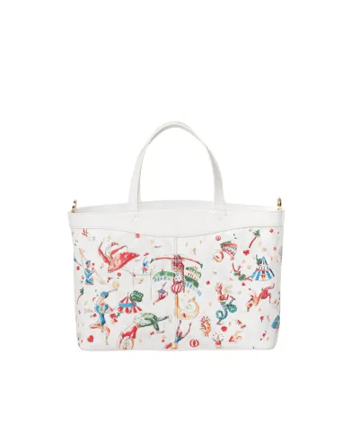 Borsa due manici in pelle Piero Guidi...