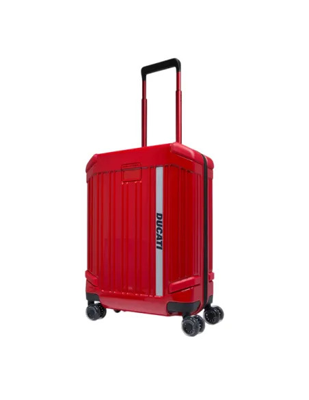 Piquadro x Ducati cabin trolley, red