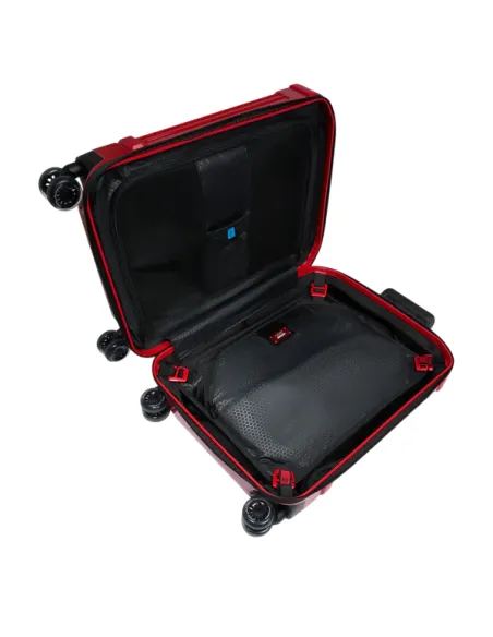 Piquadro x Ducati cabin trolley, red