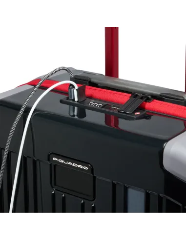 Trolley cabina Piquadro Ducati, nero