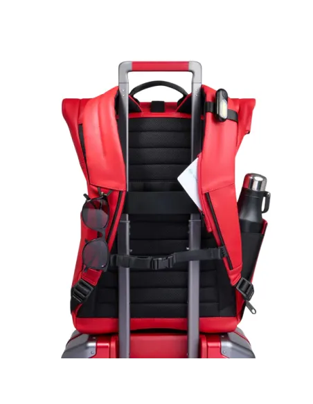 Zaino Roll-Top Piquadro Ducati, rosso