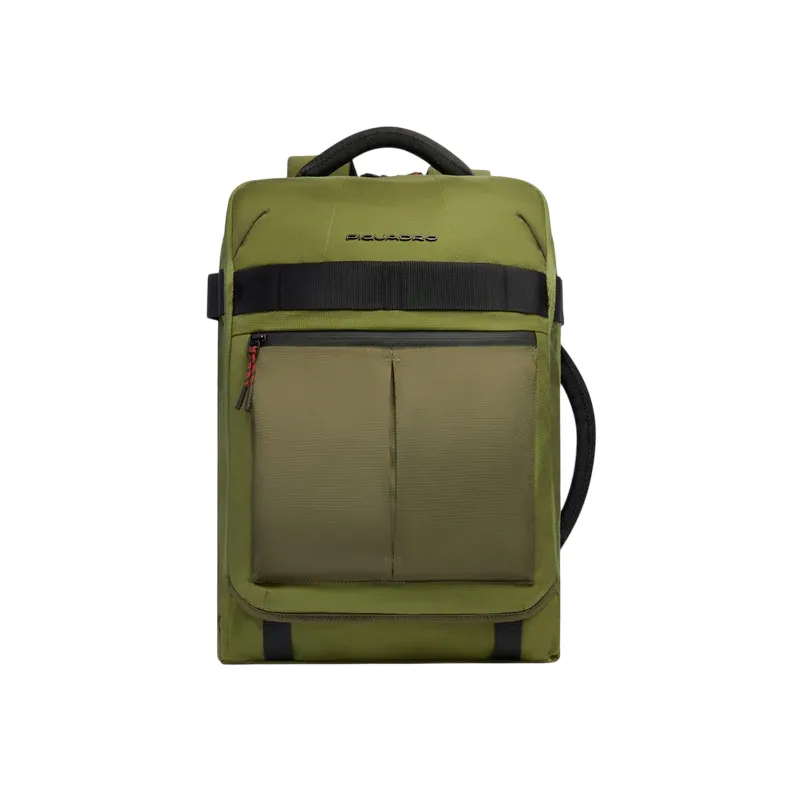 Zaino da viaggio porta PC e iPad® in tessuto riciclato...