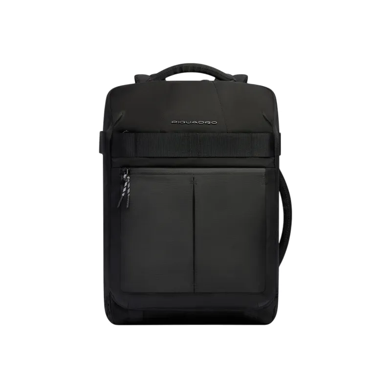 Piquadro Arne travel backpack in recycled fabric with...