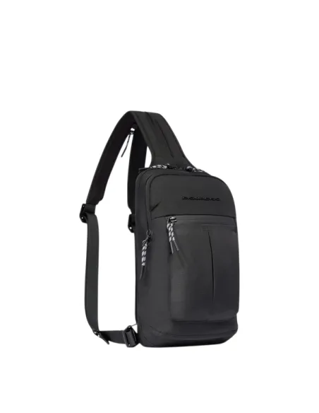 Piquadro Arne Umhängetasche/Rucksack, schwarz