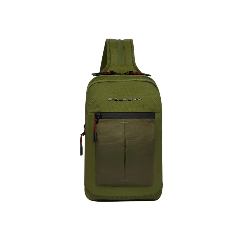 Piquadro Arne Umhängetasche/Rucksack, grün