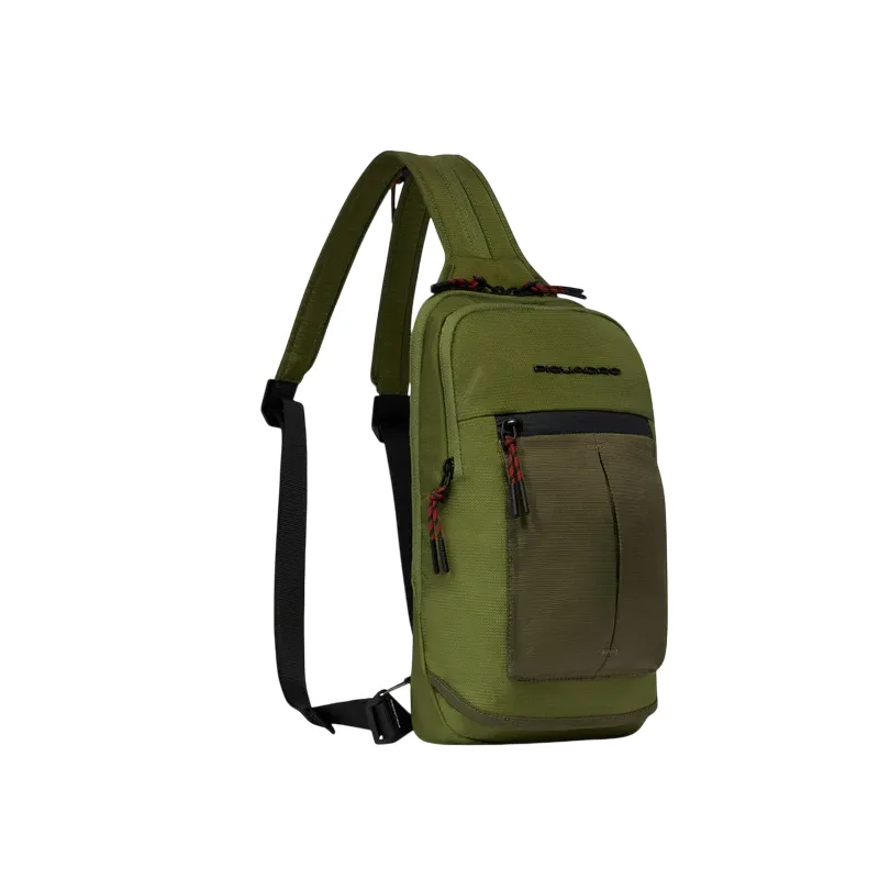 Piquadro Arne Umhängetasche/Rucksack, grün 2