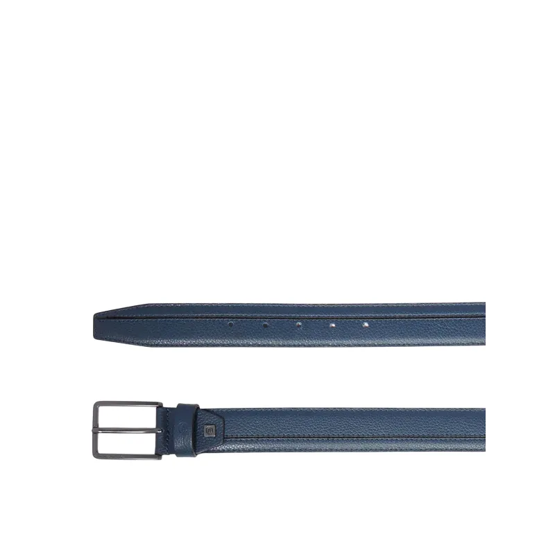 Piquadro Cronus men's belt, blue 2