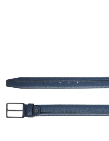Cintura in pelle Piquadro Cronus, blu