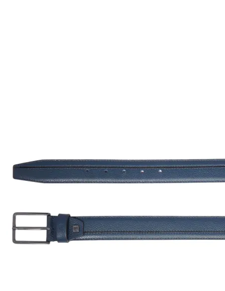 Cintura in pelle Piquadro Cronus, blu
