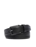 Piquadro Cronus men's belt, black