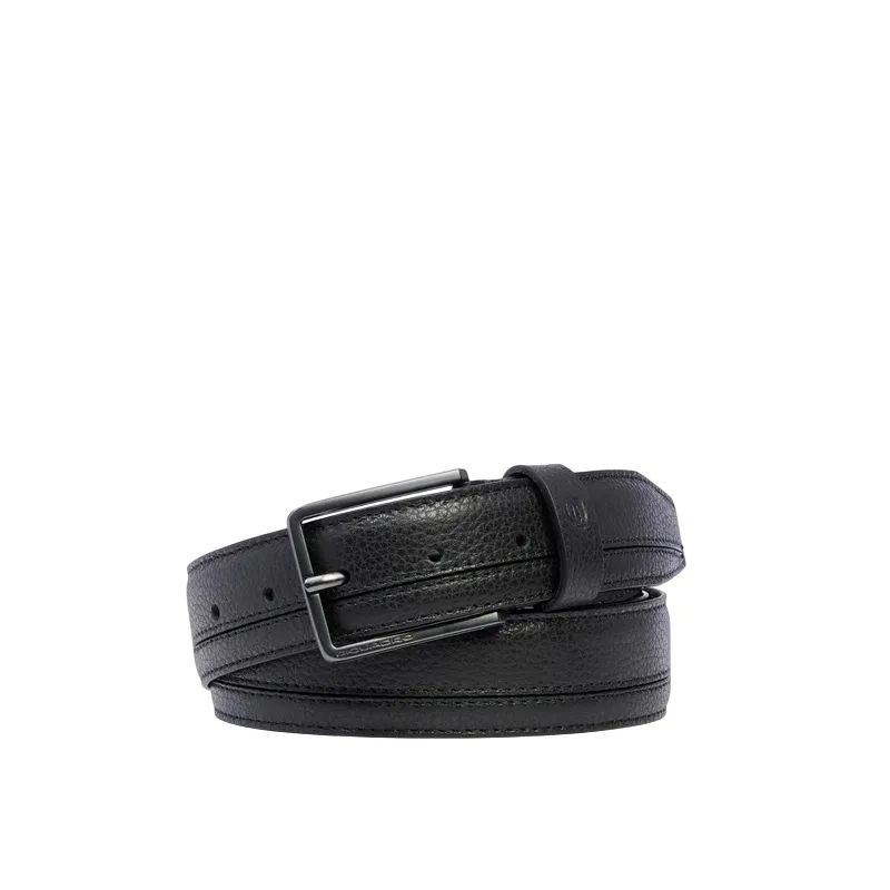 Piquadro Cronus men's belt, black