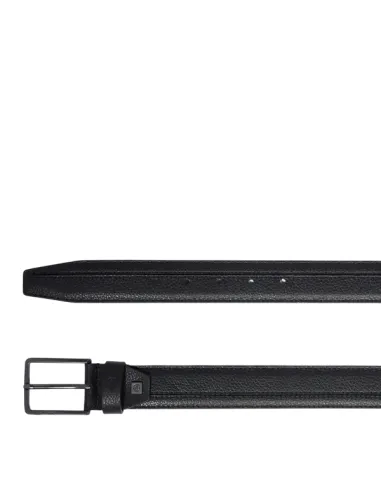 Piquadro Cronus men's belt, black