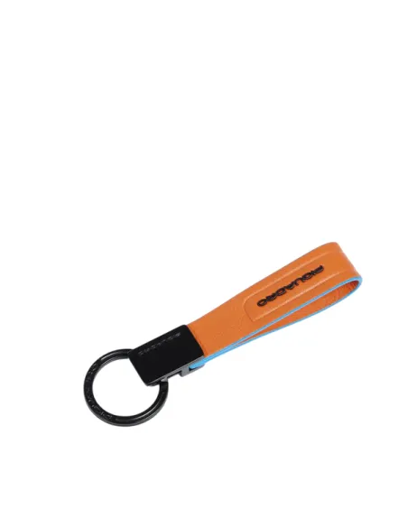 Piquadro Atlas key chain, orange