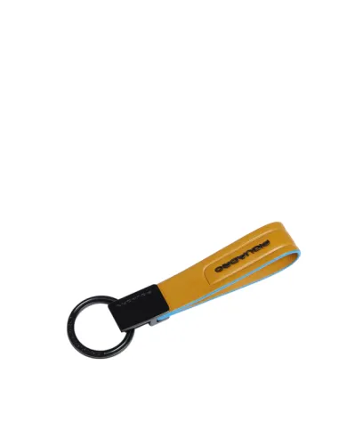 Piquadro Atlas key chain, yellow