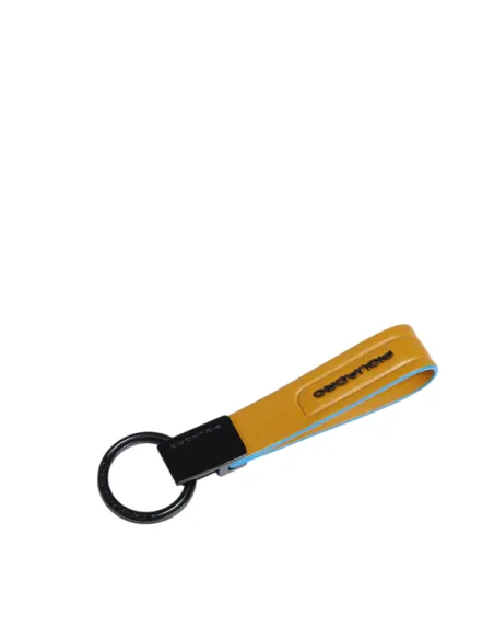 Piquadro Atlas key chain, yellow