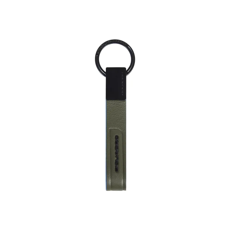 Piquadro Atlas key chain, green
