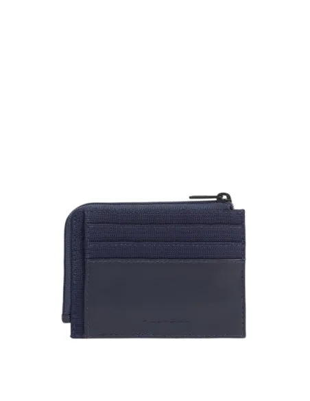 Piquadro Orion Kreditkarten- und Münzfach, blau