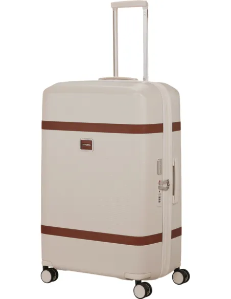 Trolley grande espandibile Samsonite Image, avorio
