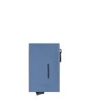 Compact wallet for cash and credit cards with coin holder Piquadro Atlas, avio