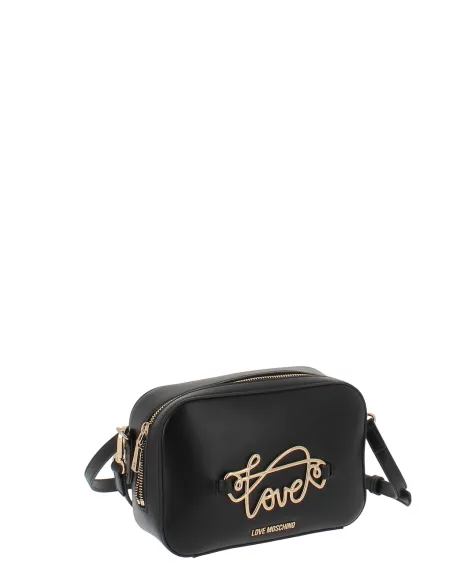 Love Moschino zipped cross-body bag, black