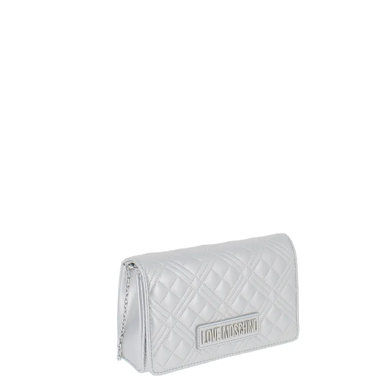 Love Moschino clutch bag, silver 2