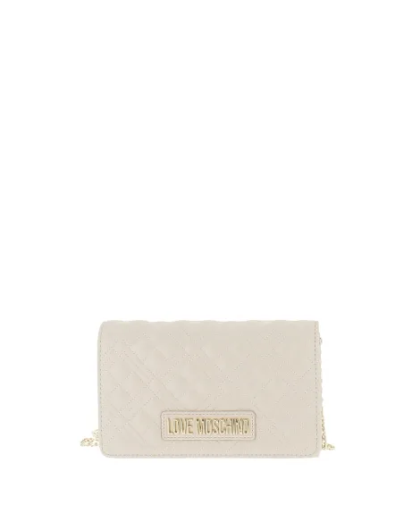 Love Moschino Clutch-Tasche, elfenbein