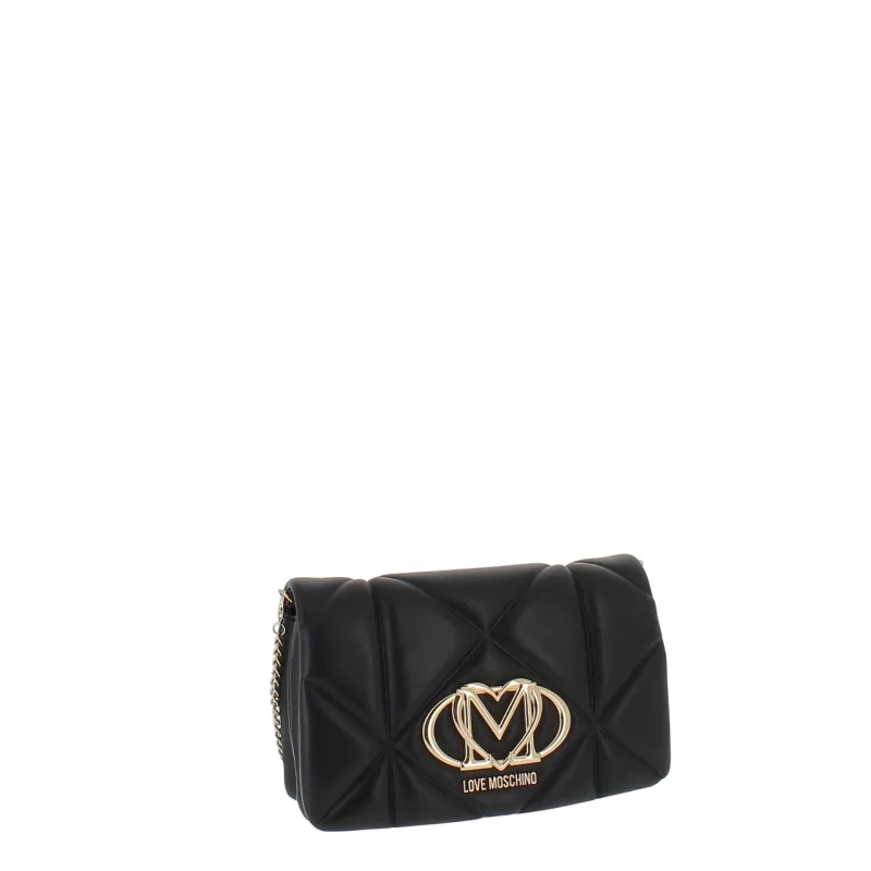 Love Moschino gesteppte Clutch-Tasche, schwarz 2