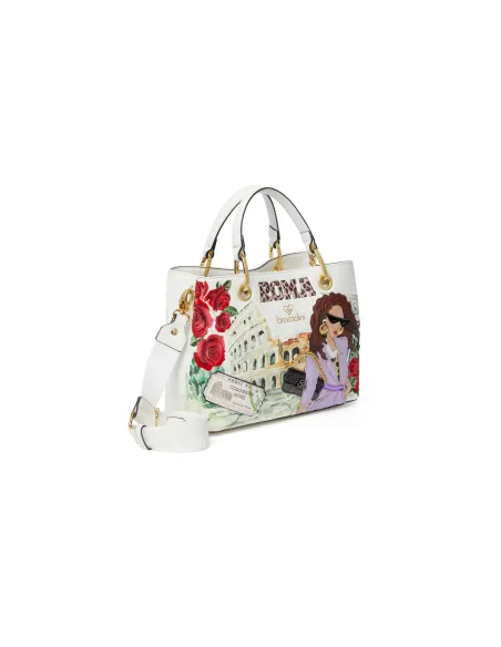 Braccialini Cartoline Roma Handtasche