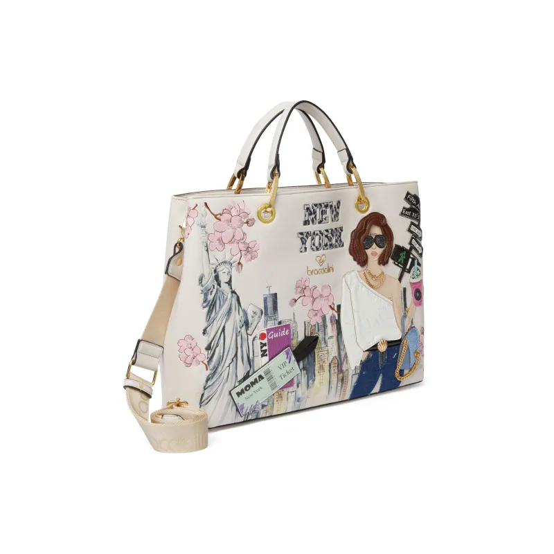 Braccialini Cartoline Handtasche, New York 2